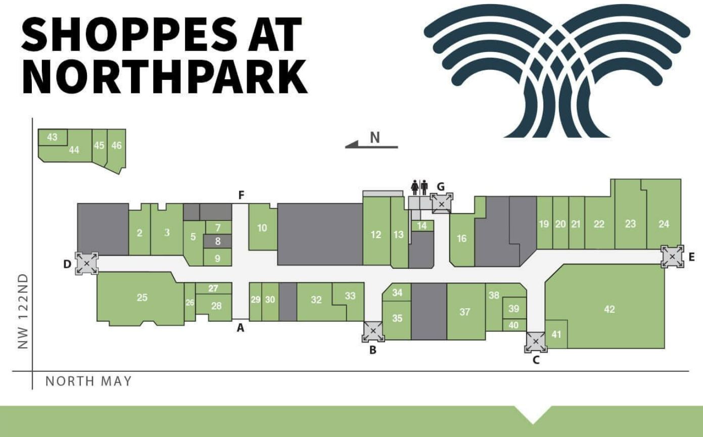 directory northpark mall map