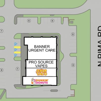 Northsight Plaza plan - map of store locations