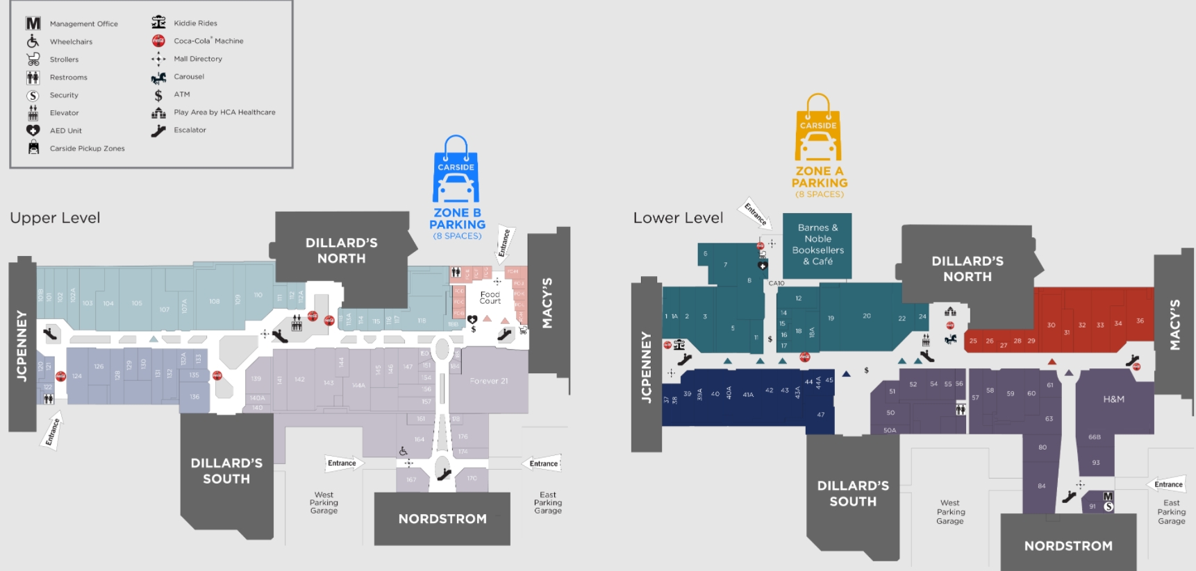 oak park mall map Oak Park Mall 148 Stores Shopping In Overland Park Kansas Ks