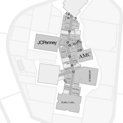 Oakwood Mall plan - map of store locations