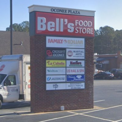 Oconee Plaza Shopping plan - map of store locations