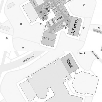 Oglethorpe Mall plan - map of store locations