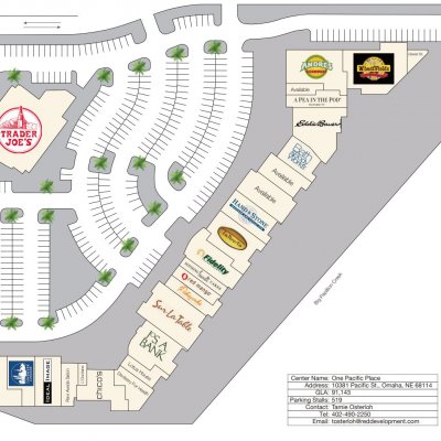 One Pacific Place plan - map of store locations