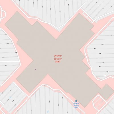 Orland Square plan - map of store locations