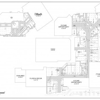 Orlando Fashion Square plan - map of store locations