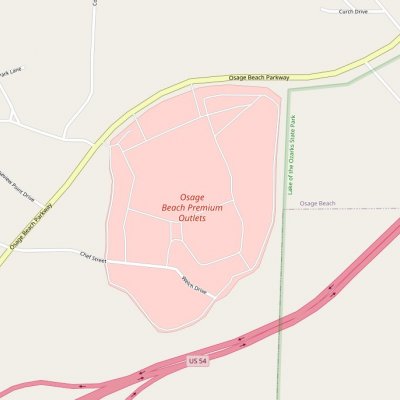 Osage Beach Outlet Marketplace plan