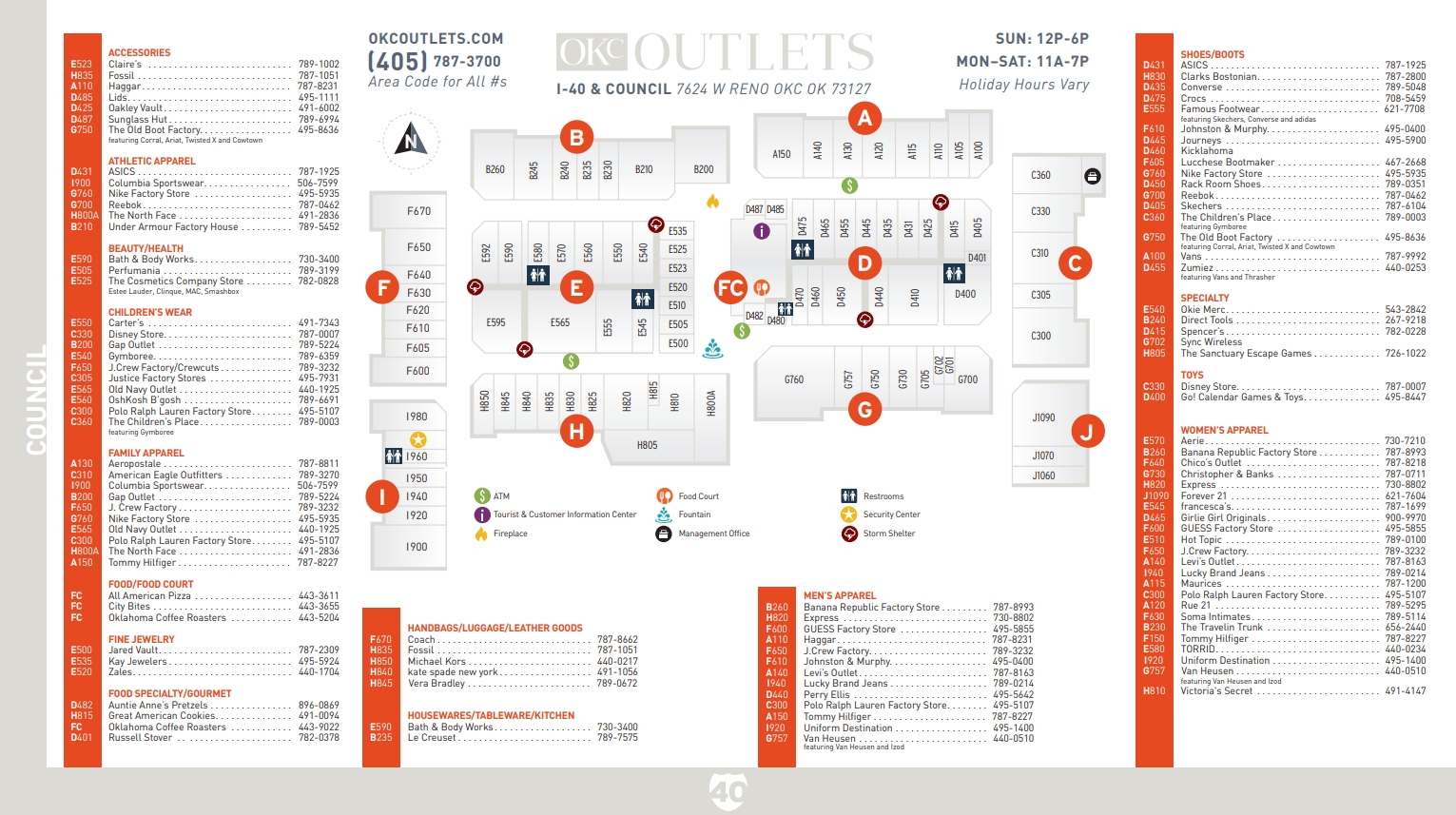 Outlet Shoppes at Oklahoma City (OKC Outlets) (85 stores) - outlet shopping in Oklahoma City ...