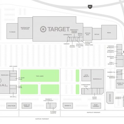 Outlets at Kapolei Commons plan - map of store locations