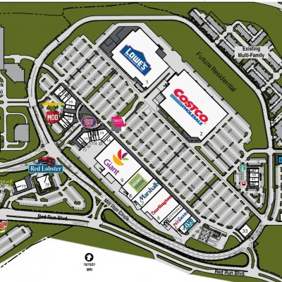 Owings Mills Mall (Mill Station) plan - map of store locations