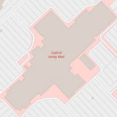 Oxford Valley Mall plan - map of store locations