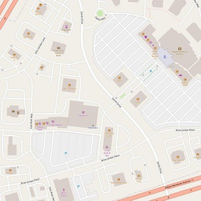 Palladium At Deep River plan - map of store locations