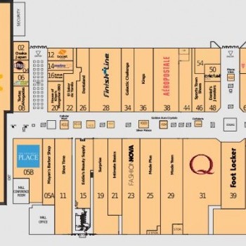 Panorama Mall plan - map of store locations
