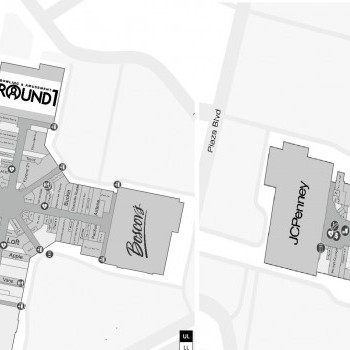 Park City Center plan - map of store locations