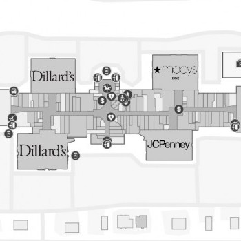 Pembroke Lakes Mall plan - map of store locations