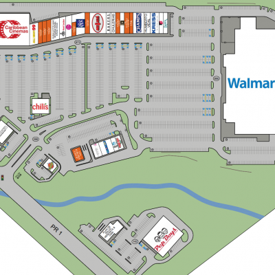 Plaza Cayey plan - map of store locations