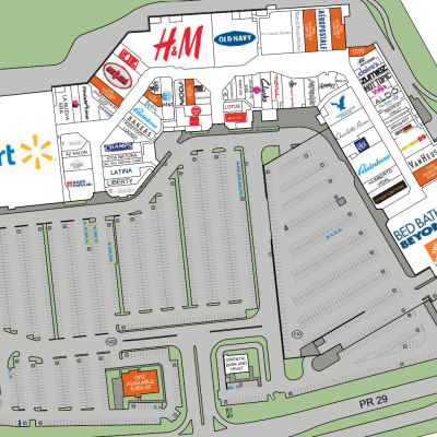 Plaza del Sol plan - map of store locations