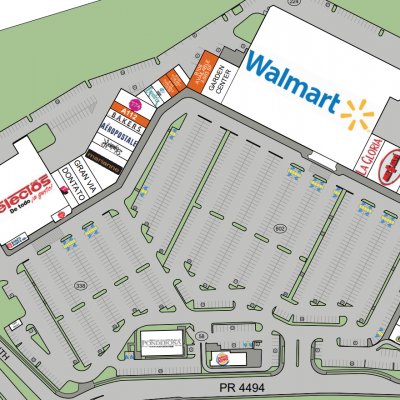 Plaza Isabela plan - map of store locations