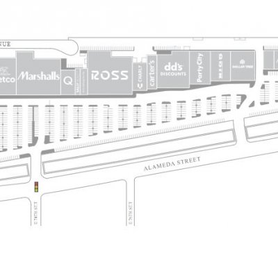Plaza La Alameda plan - map of store locations