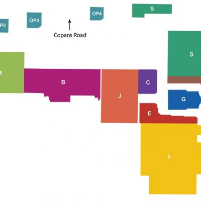 Pompano Citi Centre plan - map of store locations