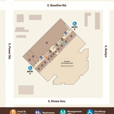 Power Square Mall plan - map of store locations