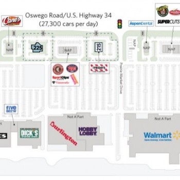 Prairie Market plan - map of store locations