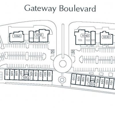 Quantum Town Center plan - map of store locations
