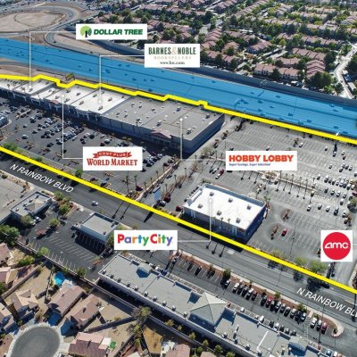 Rainbow Promenade Shopping Center plan - map of store locations