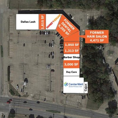 Red Bird Towers plan - map of store locations