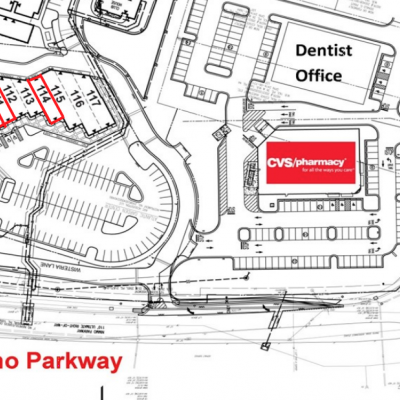 Red Mill Landing plan - map of store locations