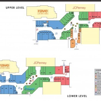 Ridgmar Mall plan - map of store locations