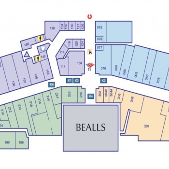 Rio West Mall plan - map of store locations