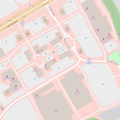 RiverGate Shopping Center plan - map of store locations