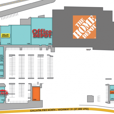 Rivergate Square plan - map of store locations
