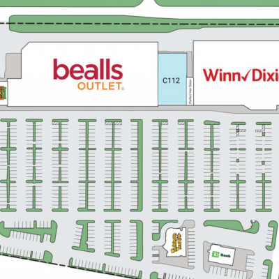 Rivertowne Square plan - map of store locations