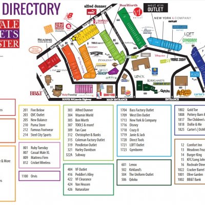 The Shops at Rockvale plan