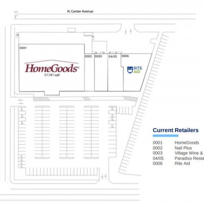 Rockville Centre plan - map of store locations