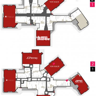 Rosedale Center plan - map of store locations