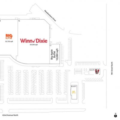 Rutland Plaza - St. Petersburg plan - map of store locations