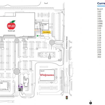 Sagamore Park Centre plan - map of store locations