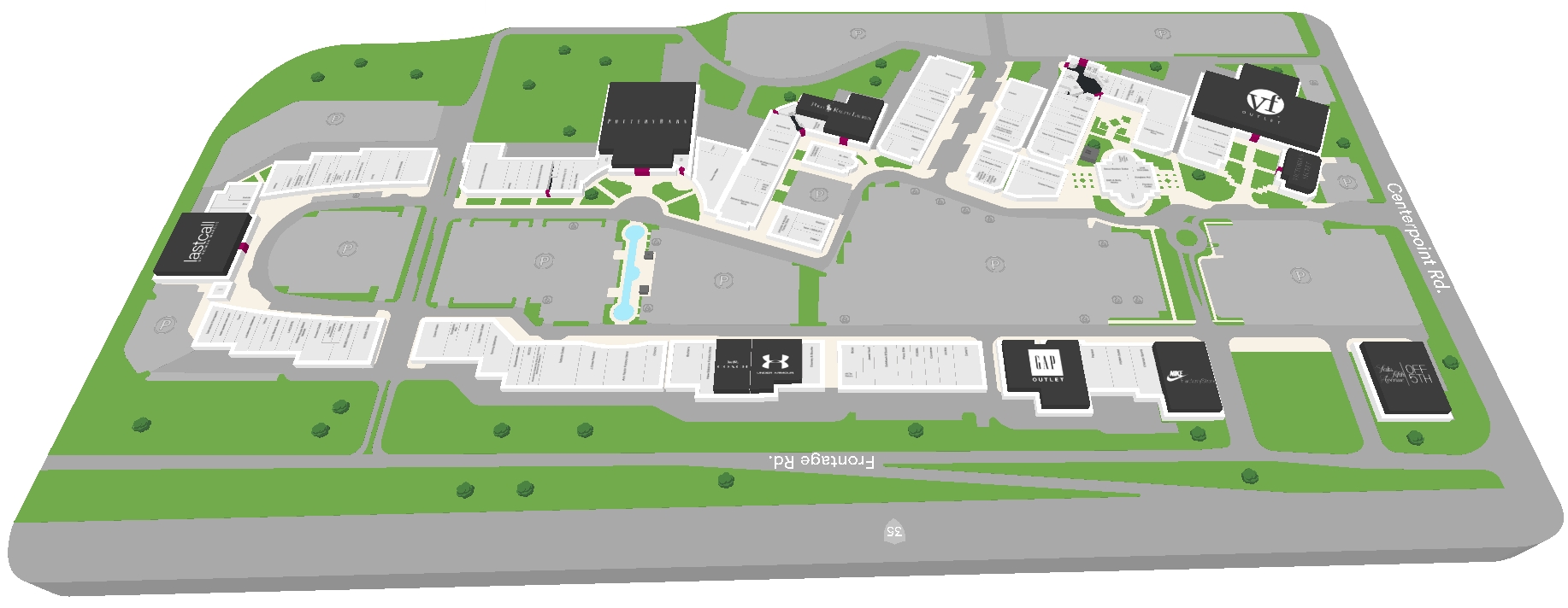 Premium Outlets Map Allen Outlet Map