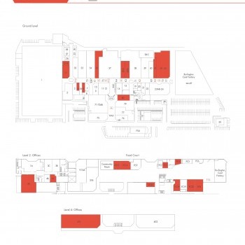 Santa Rosa Mall plan - map of store locations