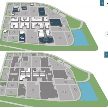 SanTan Village plan - map of store locations