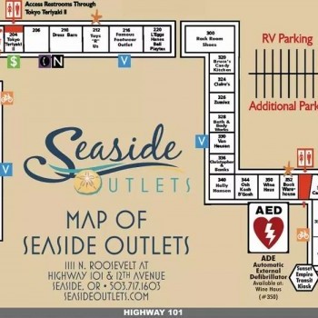 Seaside Factory Outlets plan