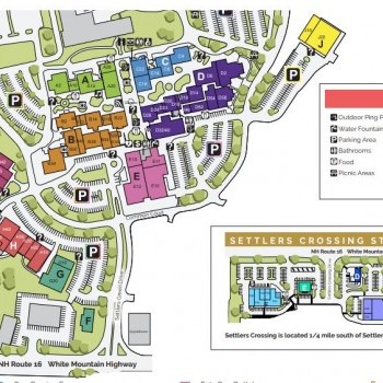 Settlers' Green Outlet Village plan