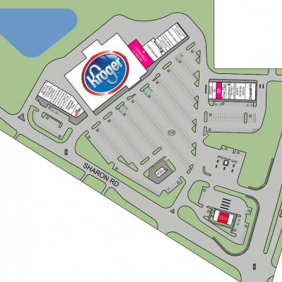 Sharon Greens plan - map of store locations