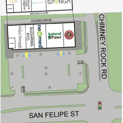 Shops at Tanglewood plan - map of store locations