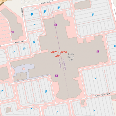 Smith Haven Mall plan - map of store locations