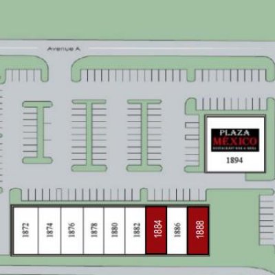 South Bridge Plaza plan - map of store locations