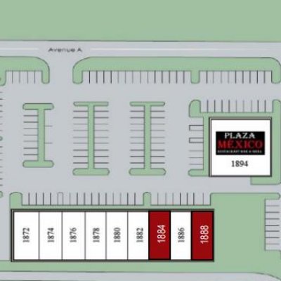 South Bridge Plaza plan - map of store locations