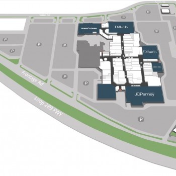 South Plains Mall plan - map of store locations